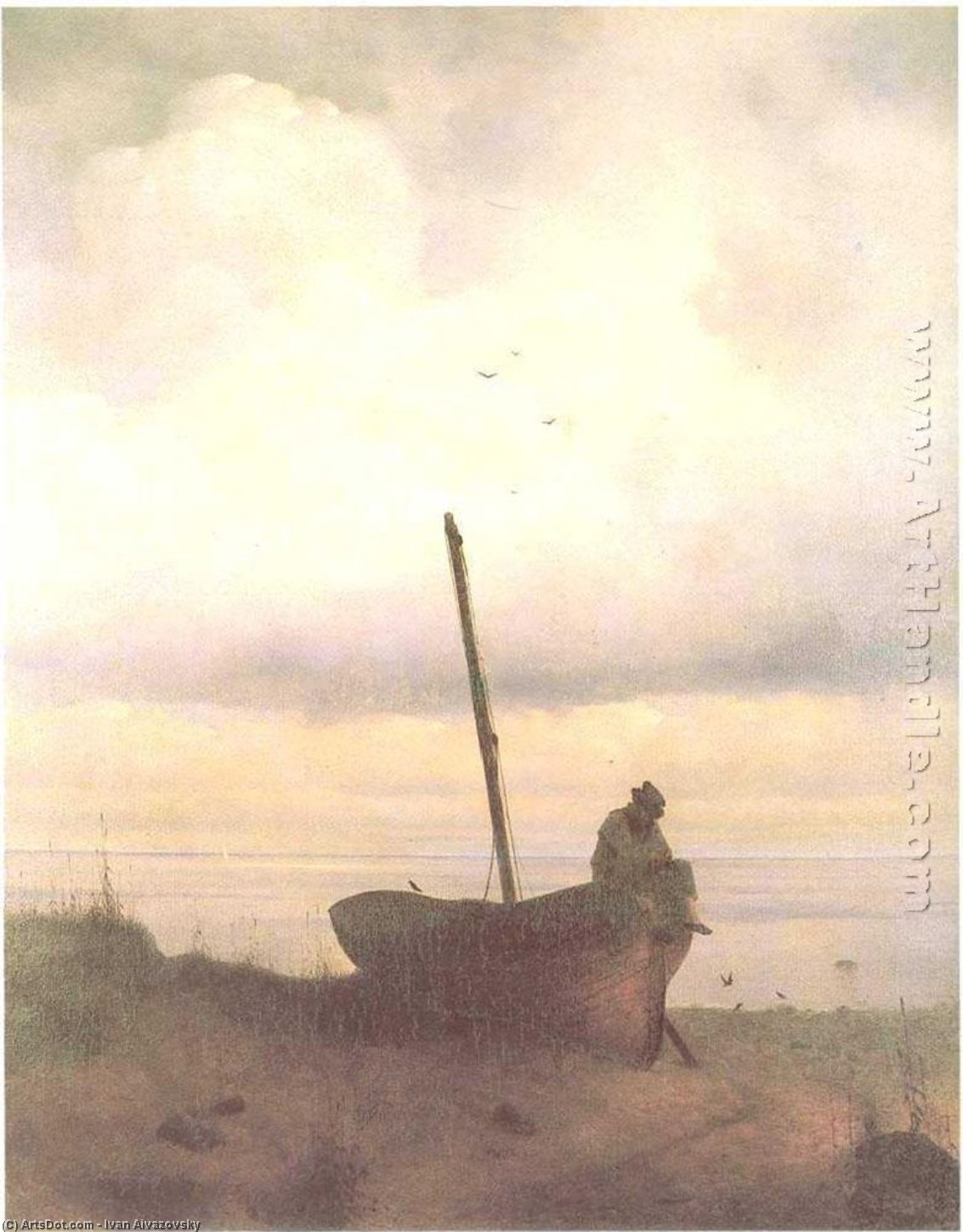 View Of The Coast Near St. Petersburg — Ivan Konstantinovich Aivazovsky