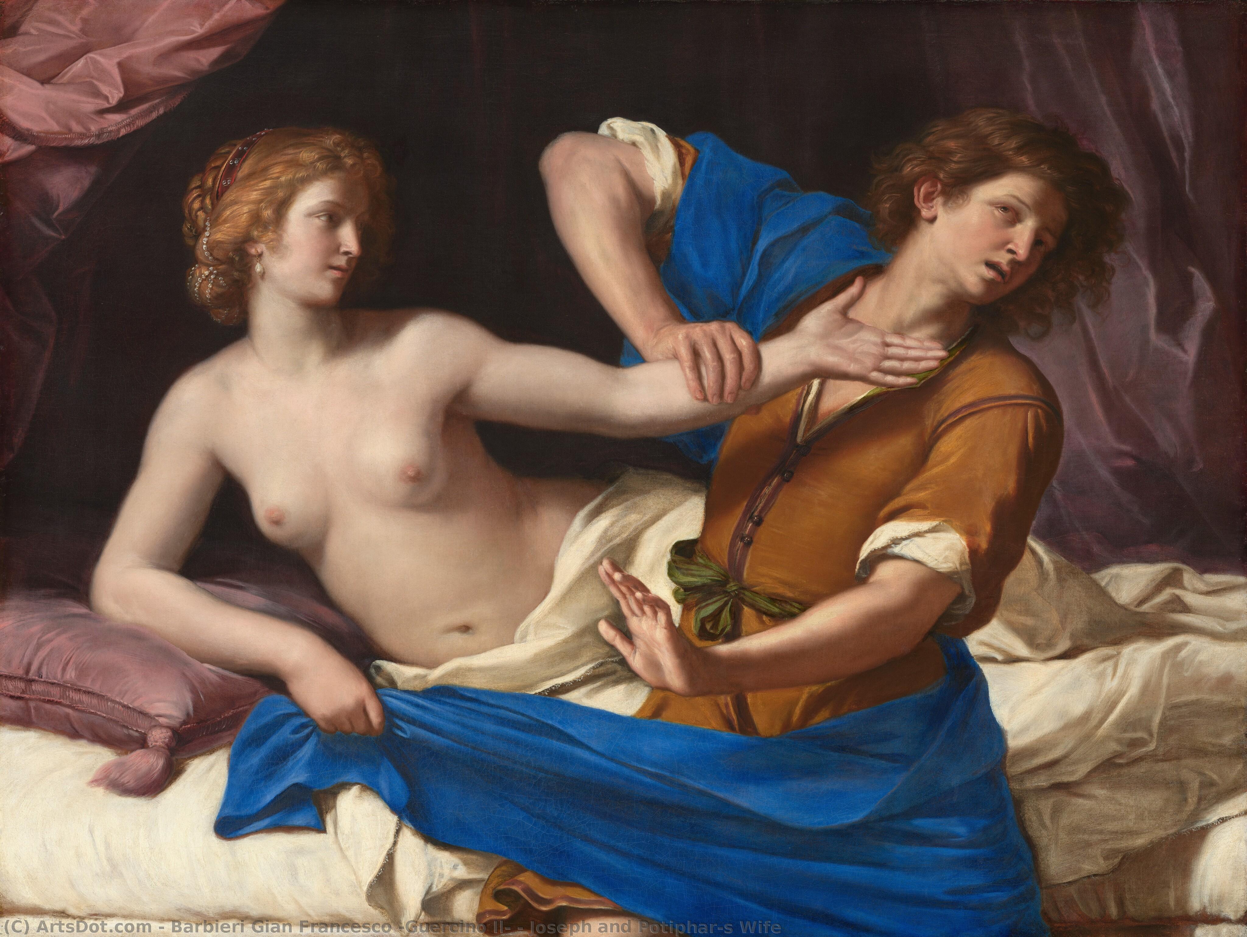 Joseph And Potiphar's Wife — Guercino