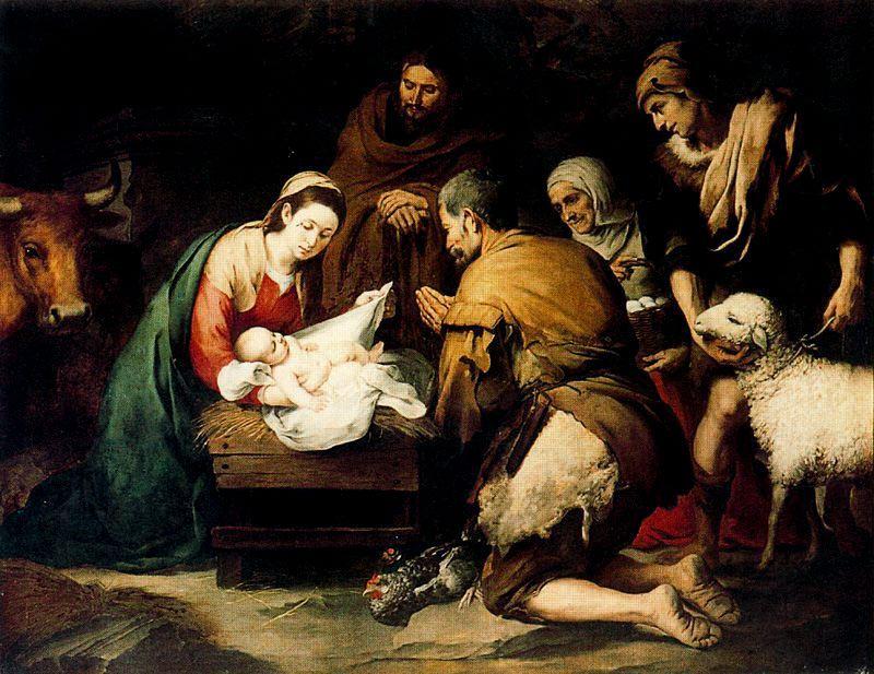Die Anbetung Der Hirten — Bartolomé Esteban Murillo