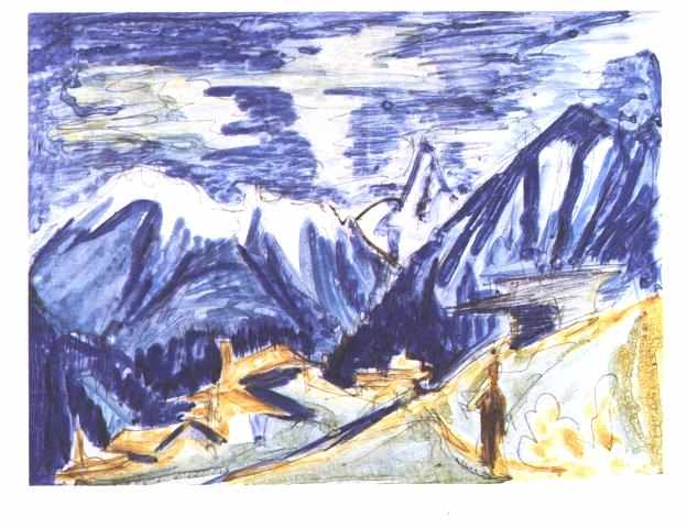 Staffelalp In The Autumn — Ernst Ludwig Kirchner