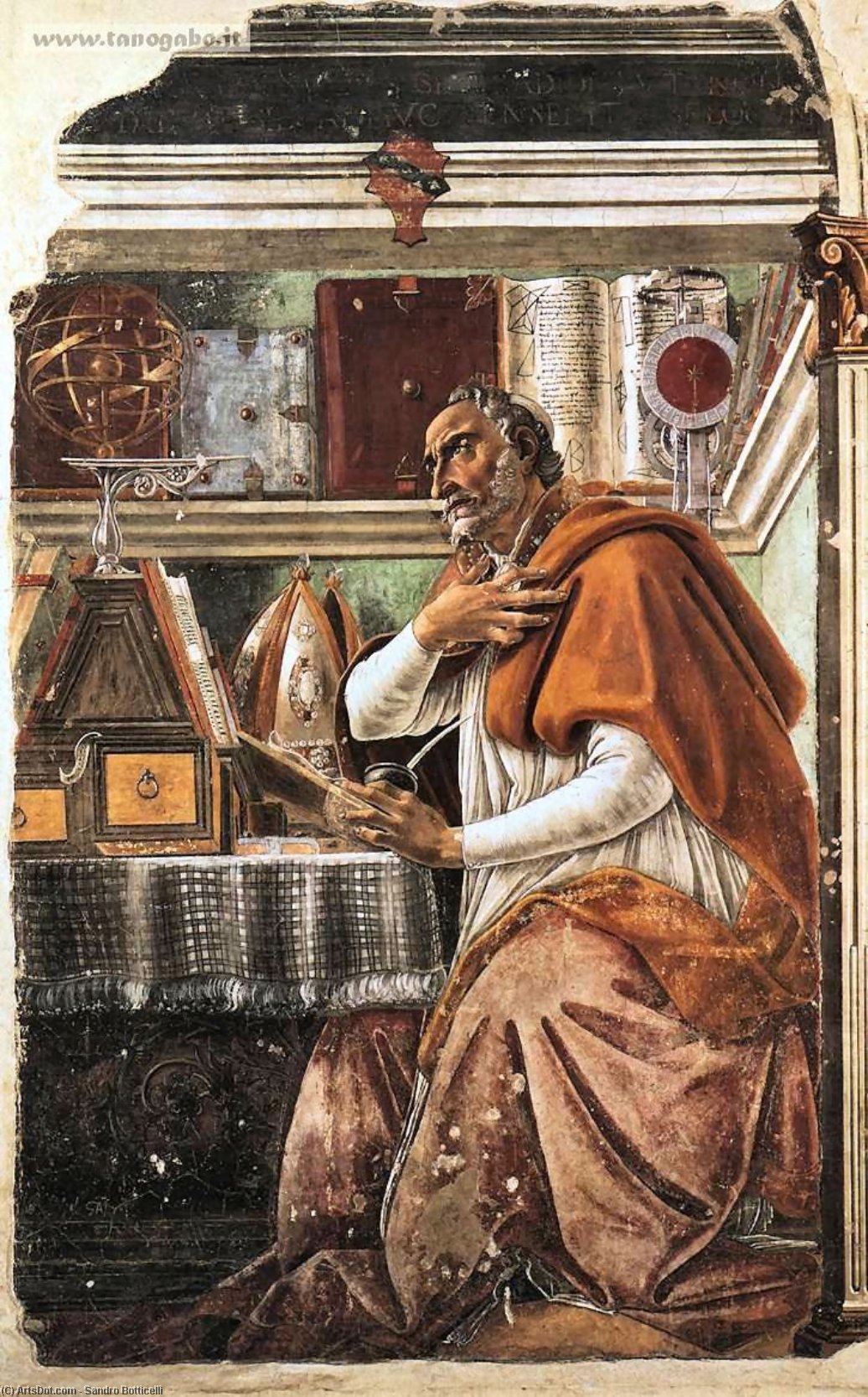 St Augustine — Боттичелли