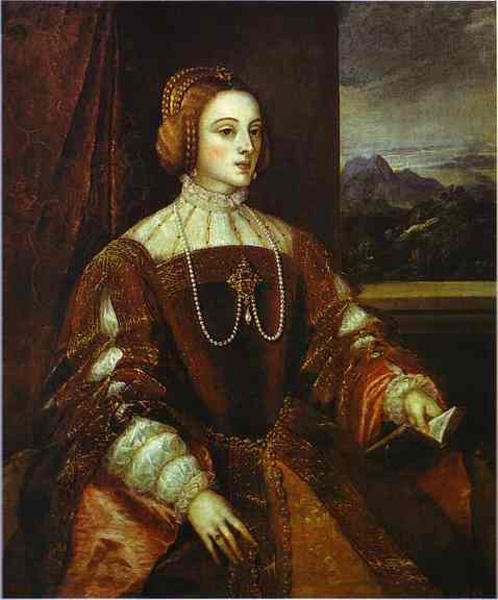 Portrait Of Isabella Of Portugal — Titian