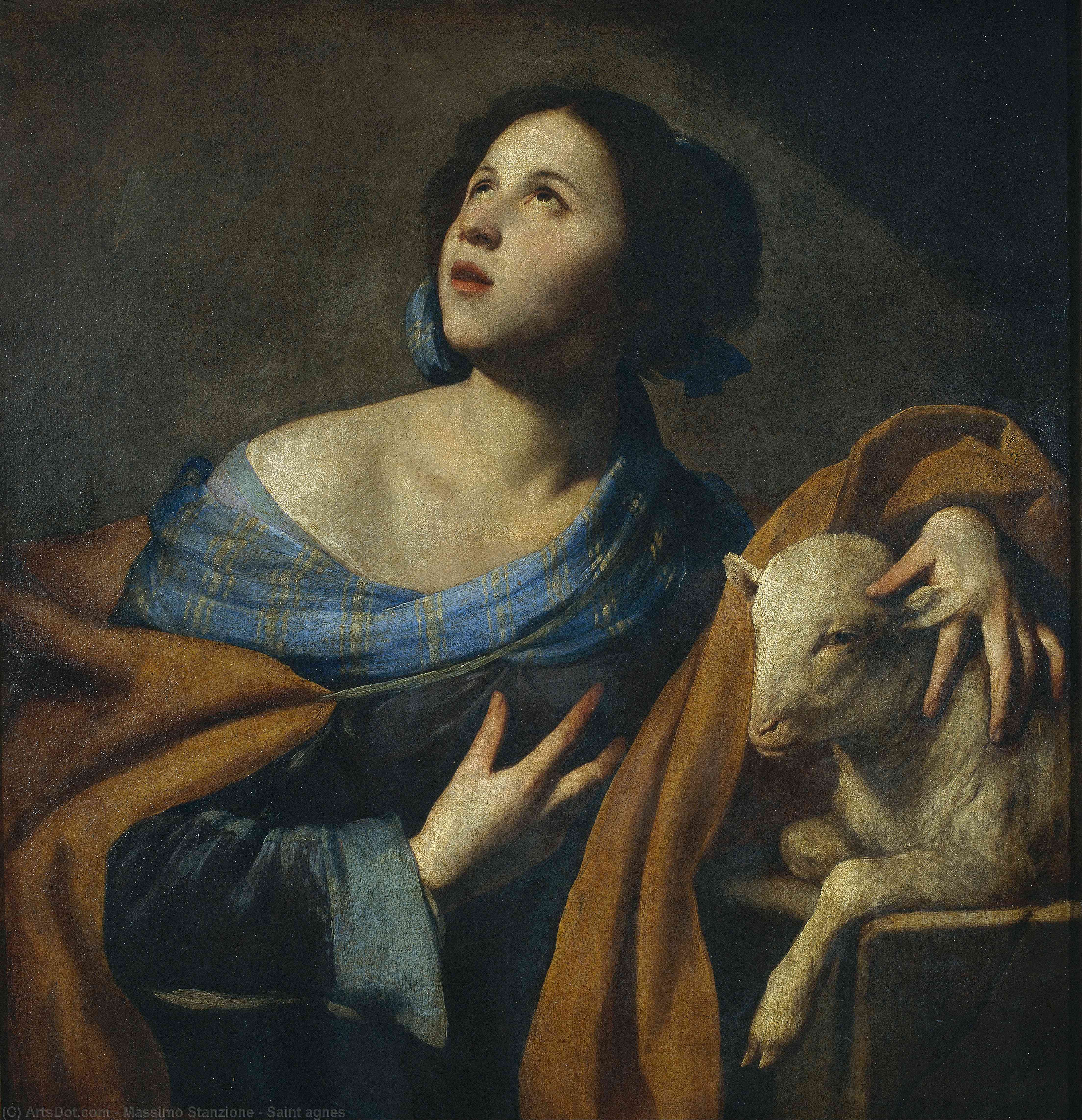 Saint Agnes — Massimo Stanzione