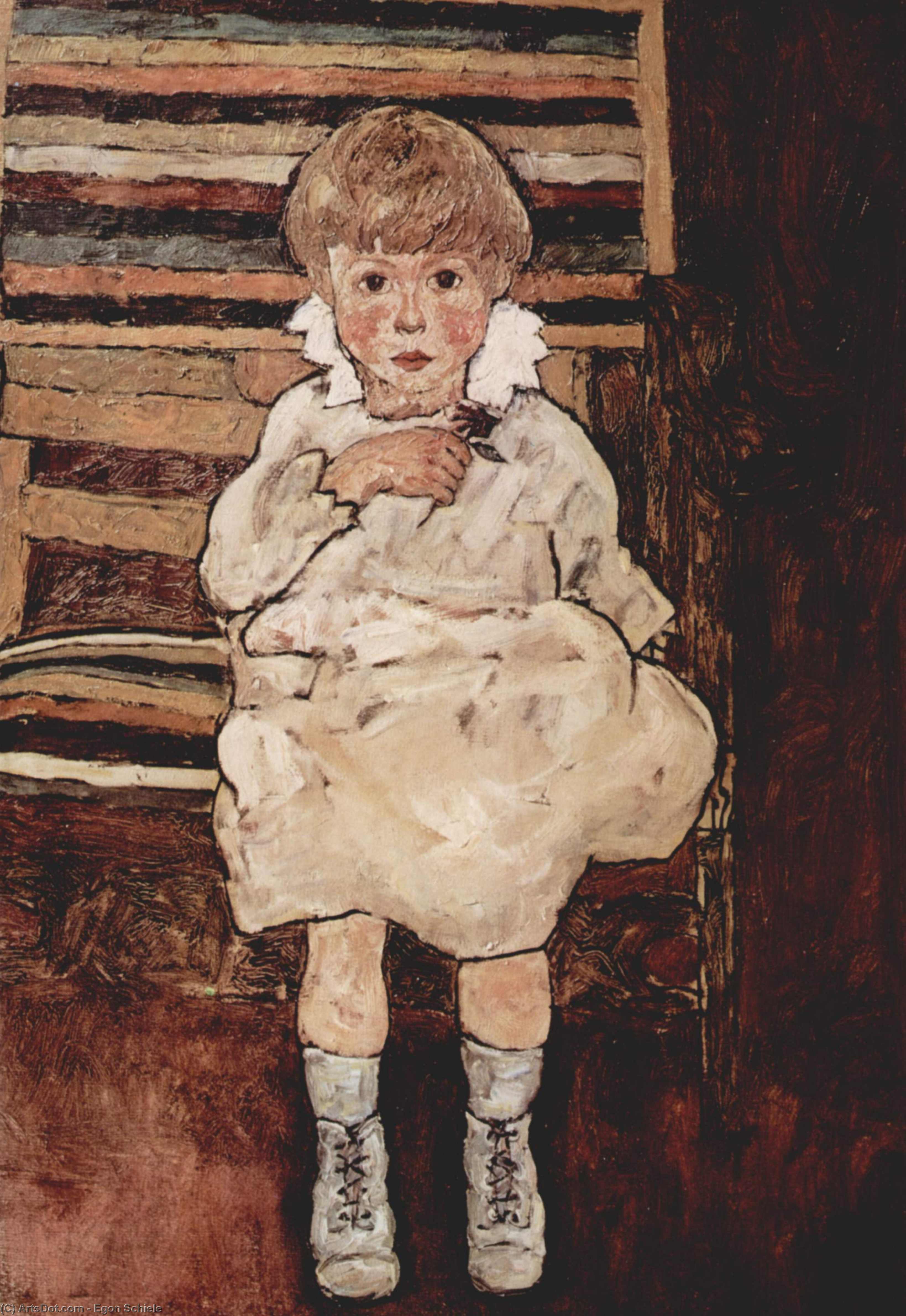 Seated Child — Шиле