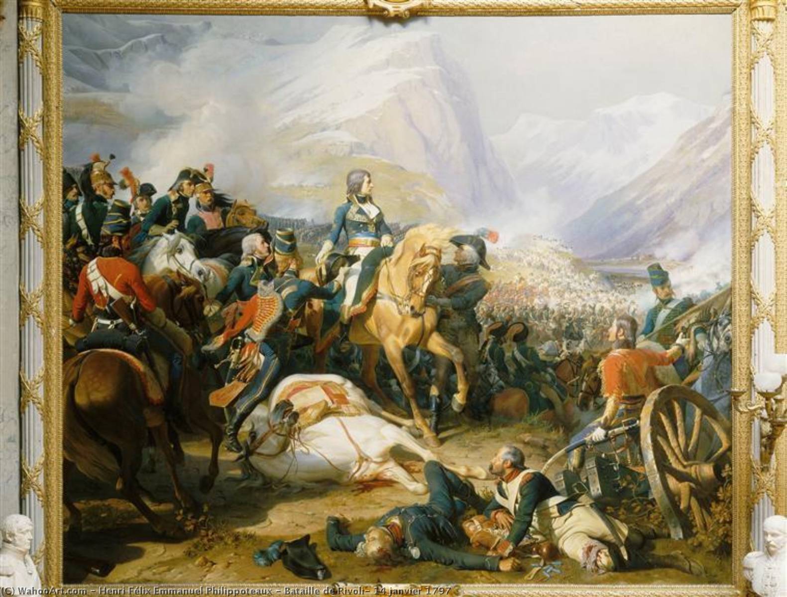 Bataille De Rivoli, 14 Janvier 1797 — Henri Félix Emmanuel Philippoteaux