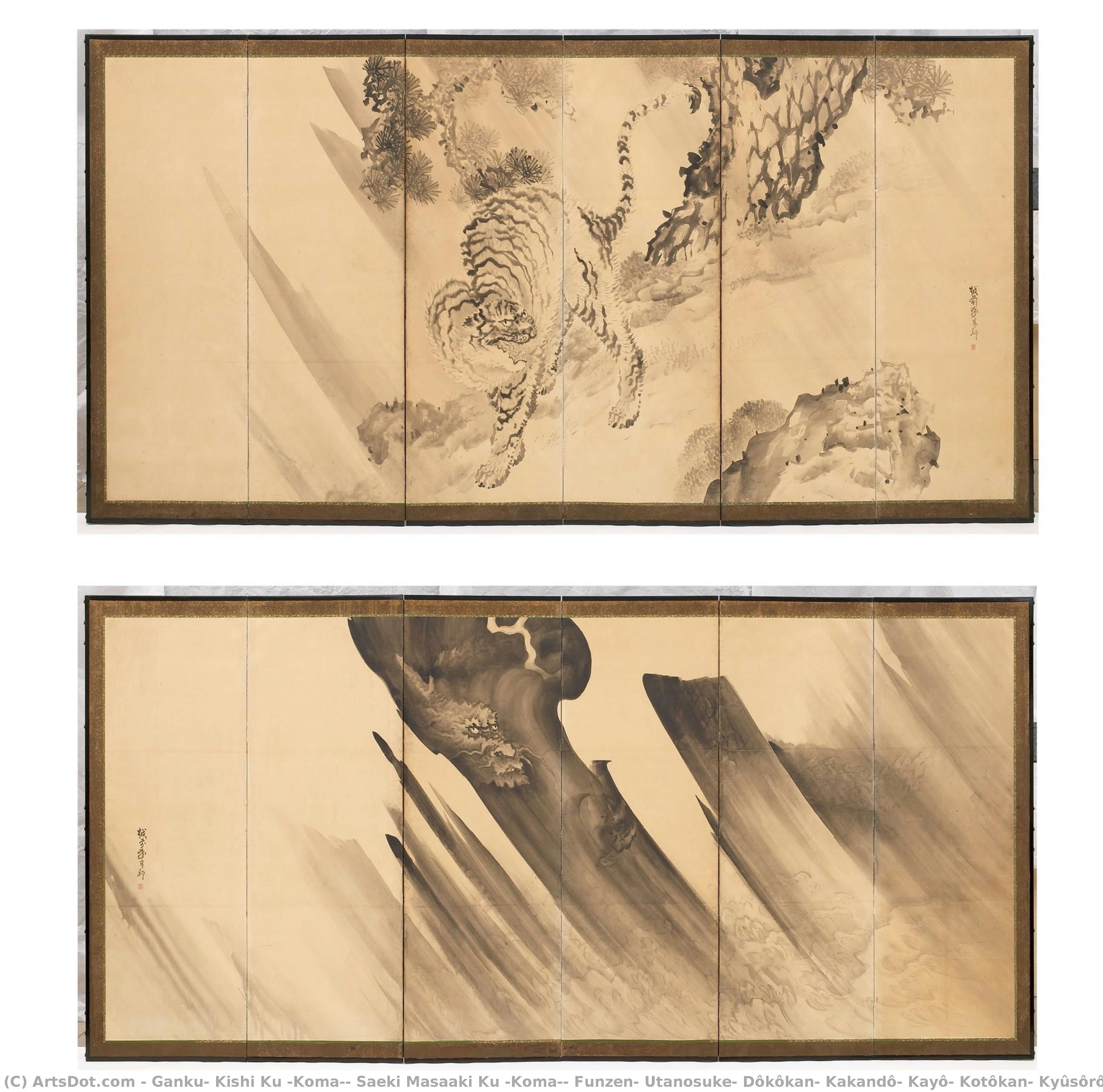 Tiger And Dragon — Kishi Ganku