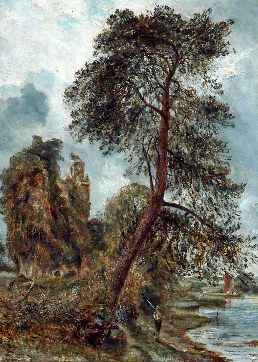 Ruin, And Landscape With A Stream — Уильям Джозеф Джулиус Цезарь Бонд