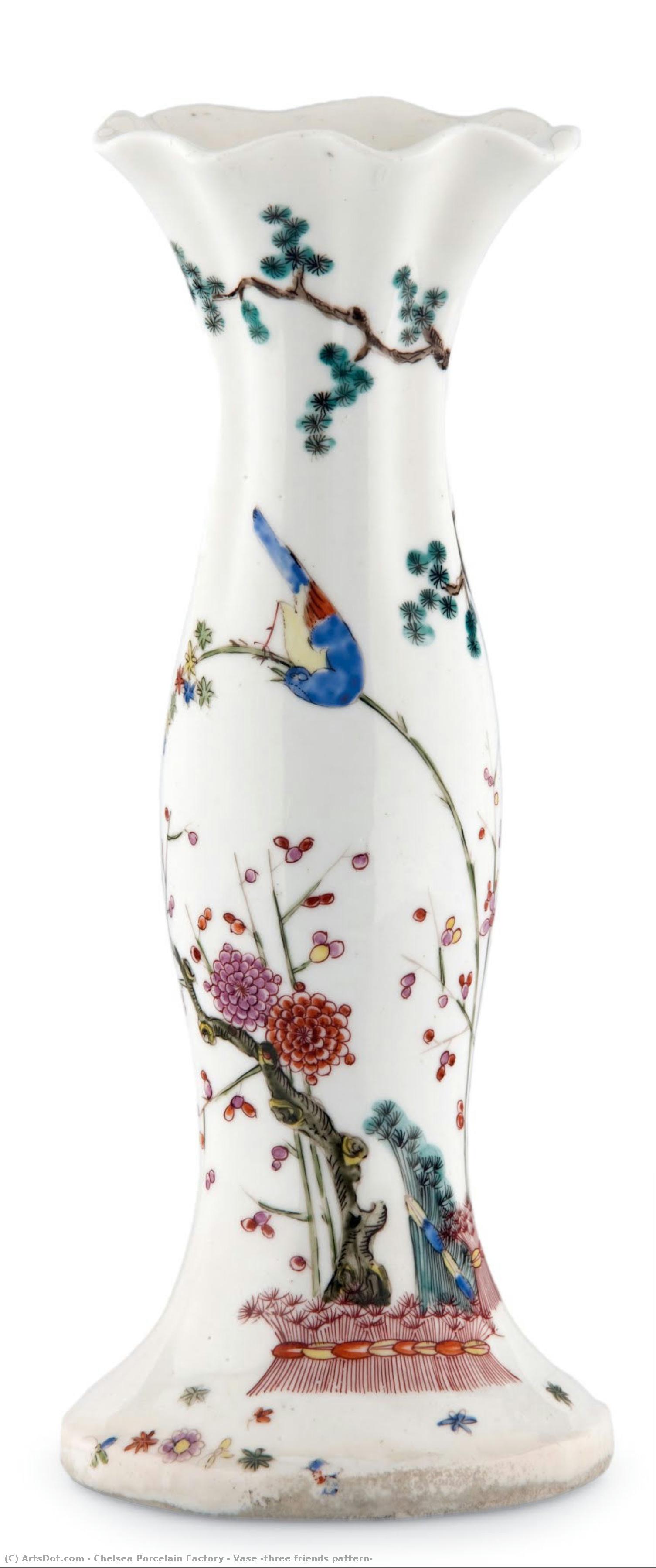 Vase [three Friends Pattern] — Chelsea Porcelain Factory