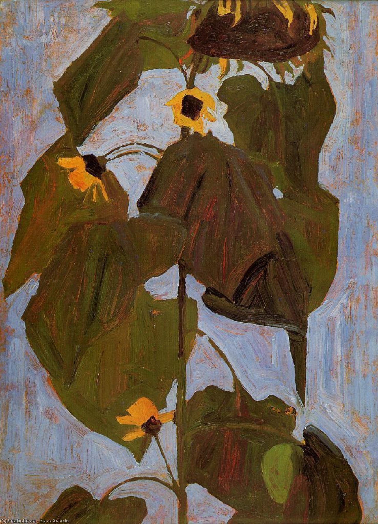 Sunflower I — Егон Шиле