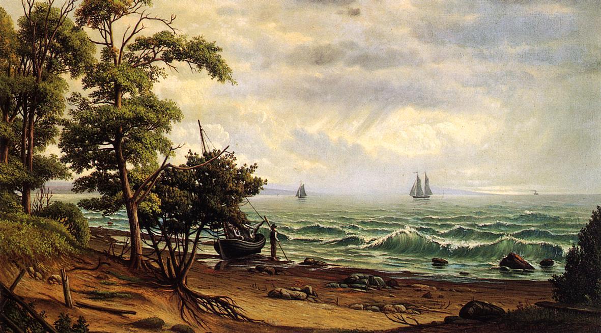 Clearing Off The Coast Of Maine — Levi Wells Prentice