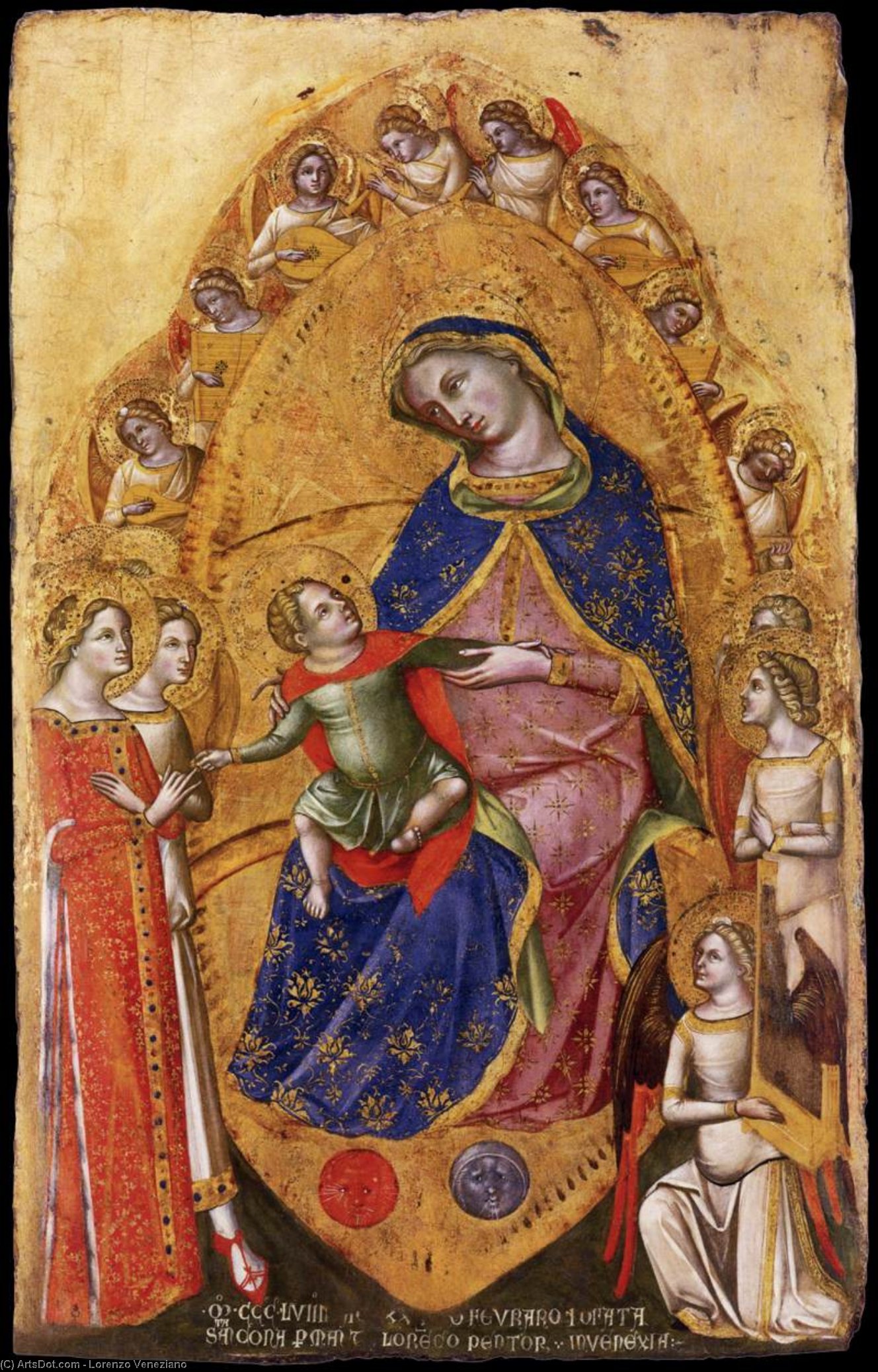 Marriage Of St Catherine — Lorenzo Veneziano