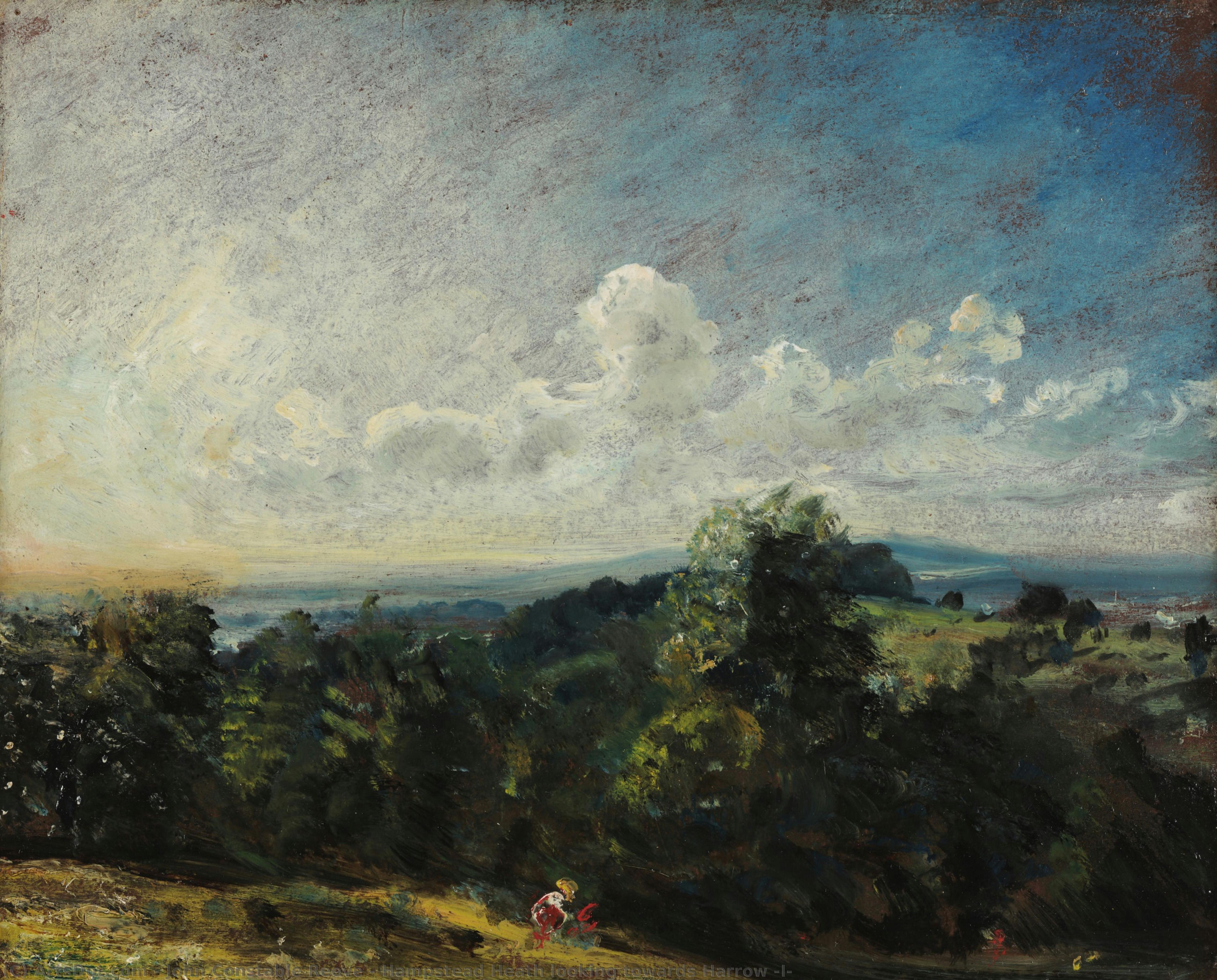 Hampstead Heath Looking Towards Harrow (i) — John Constable Reeve