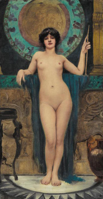 Study Of Campaspe — R.b.a John William Godward
