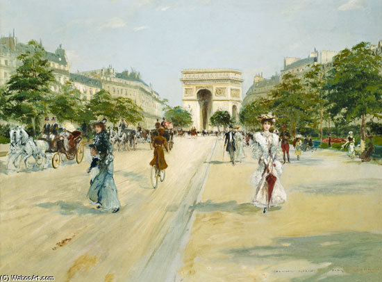 Paris, Avenue You Bois De Boulogne — Georges Stein