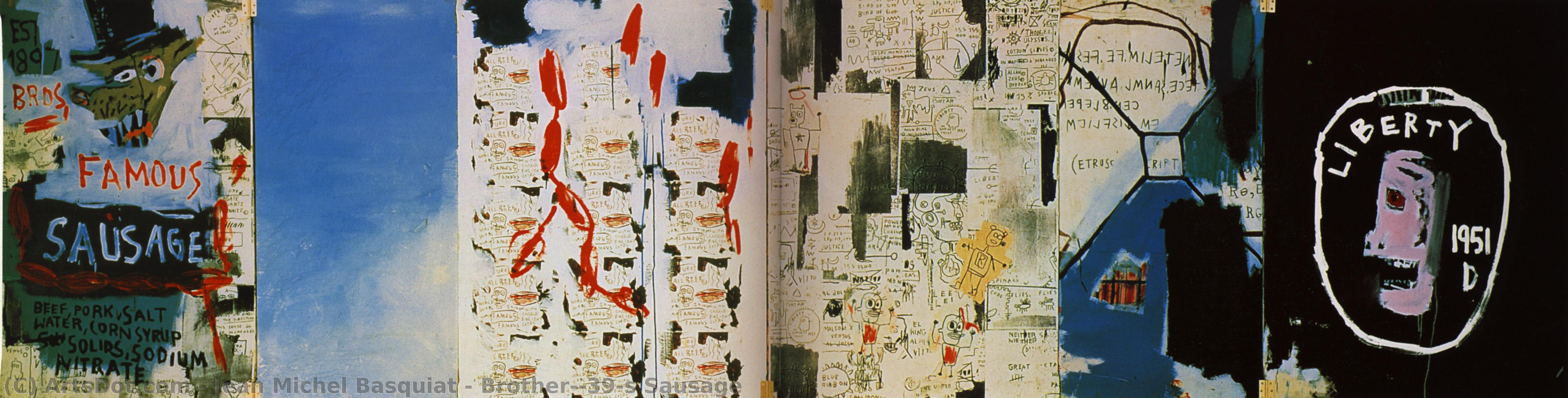 Brother's Sausage — Jean Michel Basquiat