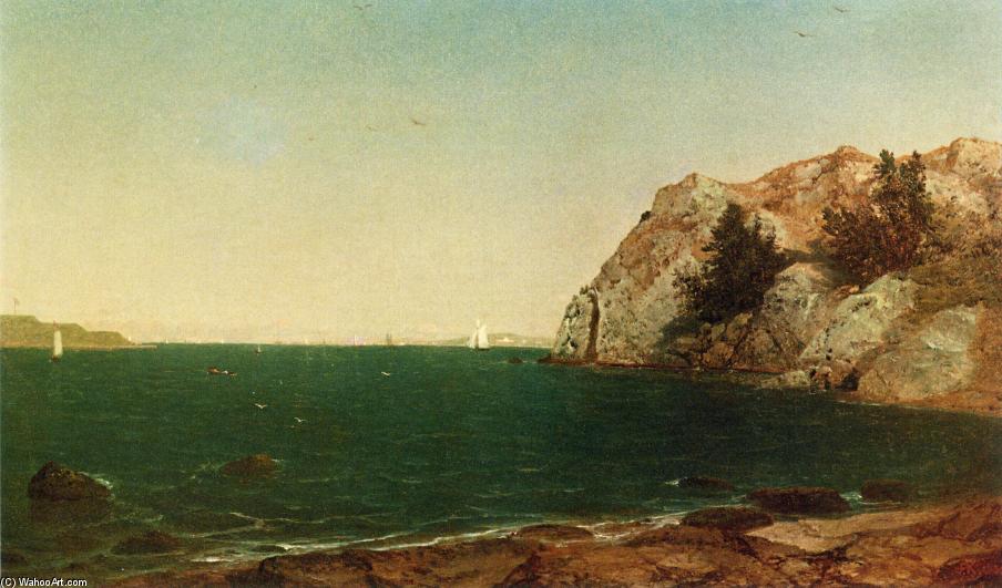 Entrance To Newport Harbor — John Frederick Kensett
