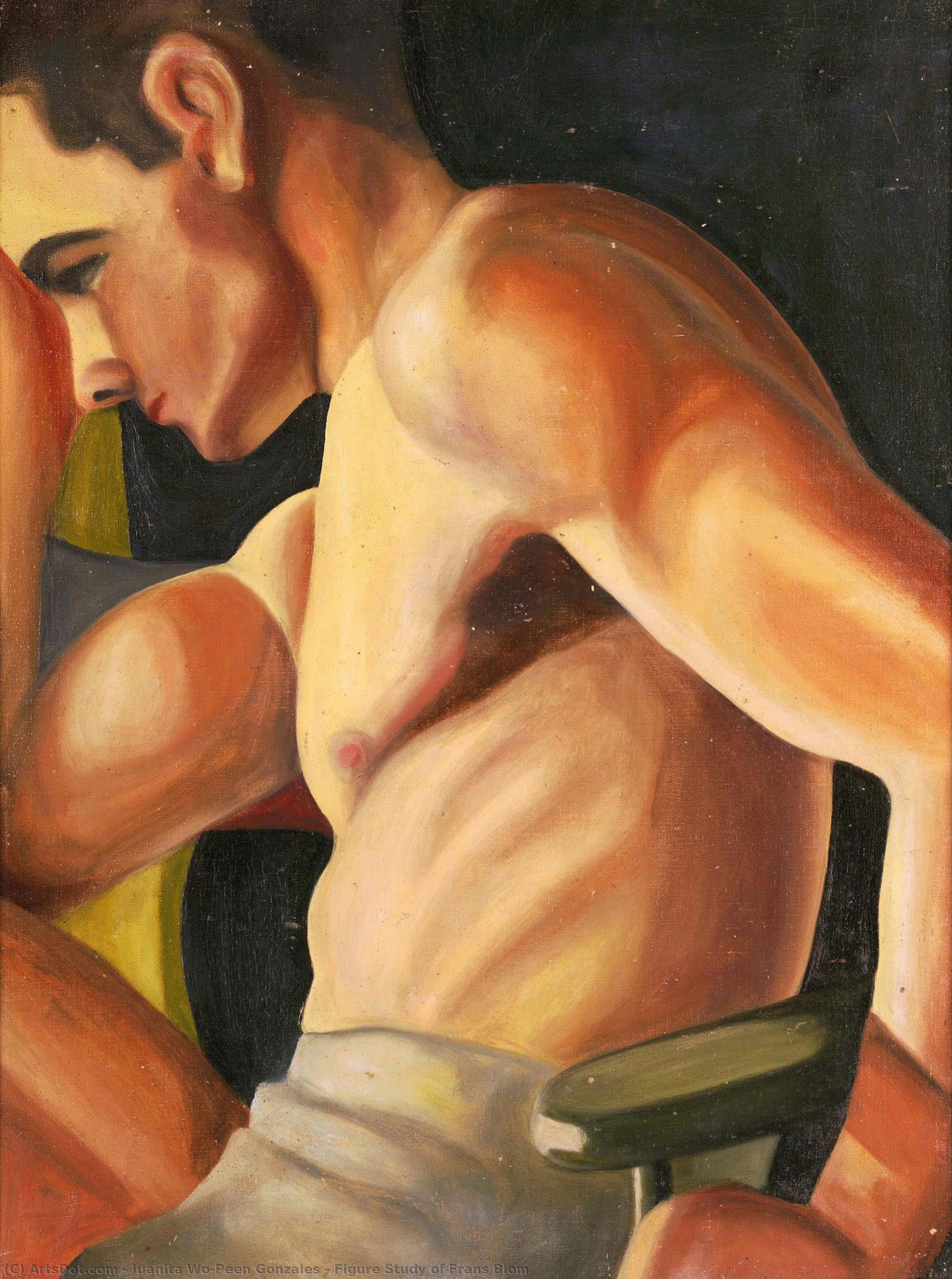Figure Study Of Frans Blom — Juanita Wo-peen Gonzales