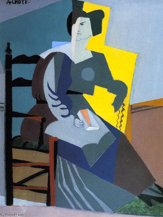 Portrait Of A Woman, Full Face/profile — André Lhote