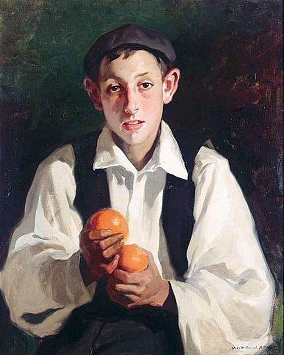 Niã±o Con Naranjas — Julio Vila Prades