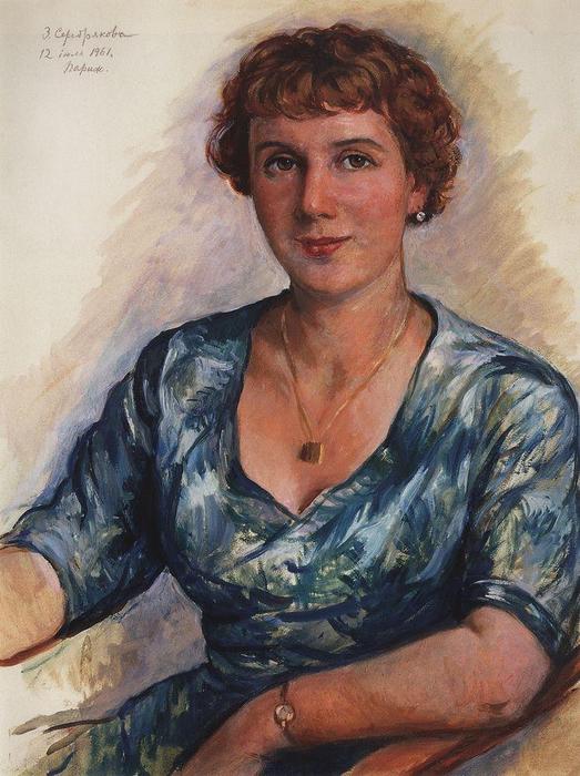 Portrait Z.n. Martynovskaya — Zinaida Serebriakova