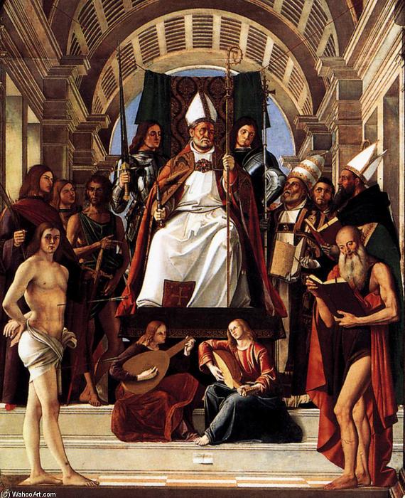 Altarpiece Of St Ambrose (detail) — Alvise Vivarini (luigi Vivarini)