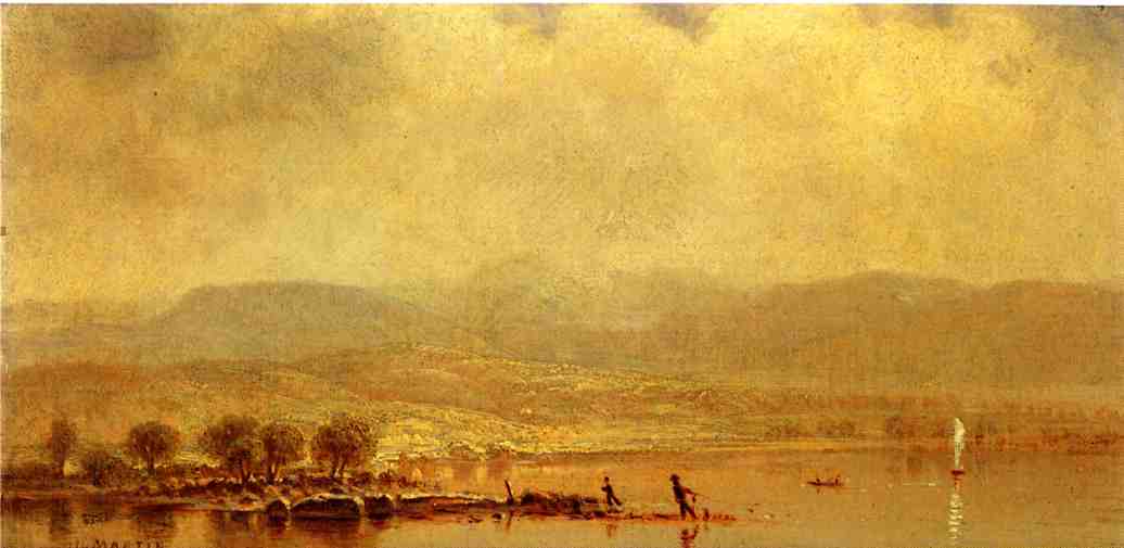 Misty Morning On The Hudson River — Homer Dodge Martin