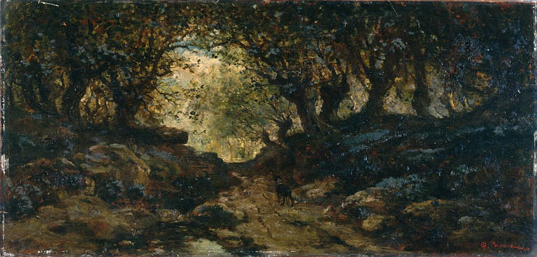Paysage Sous Bois — Leon Germain Pelouse