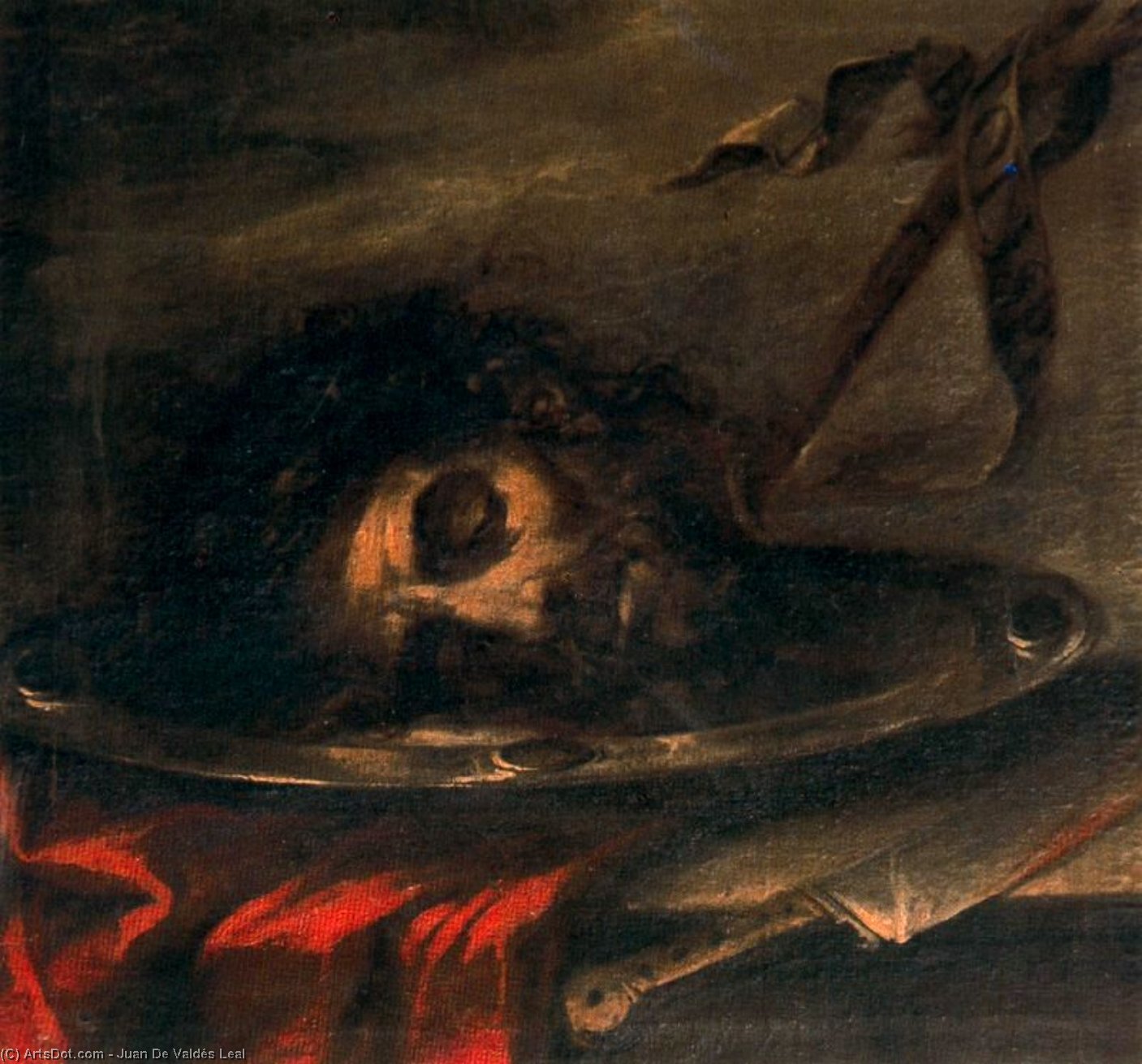 Cabeza Cortada De San Juan Bautista — Juan De Valdés Leal