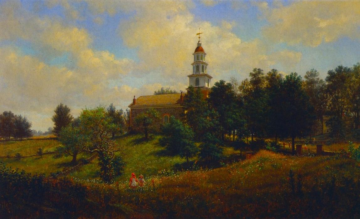The Old Dutch Church, Bruynswick — Edward Lamson Henry