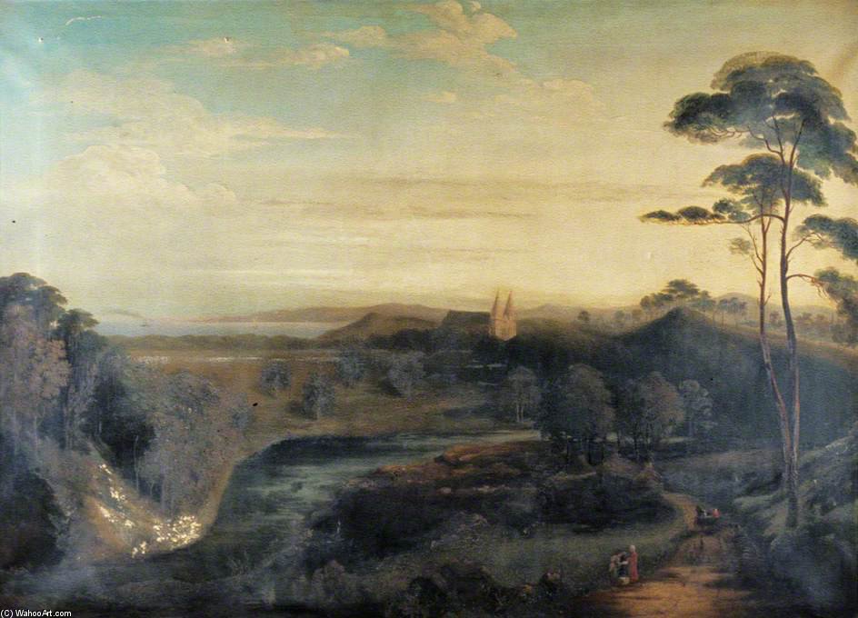 St Machar's Cathedral At Sunset, Aberdeen — Alexander Nasmyth