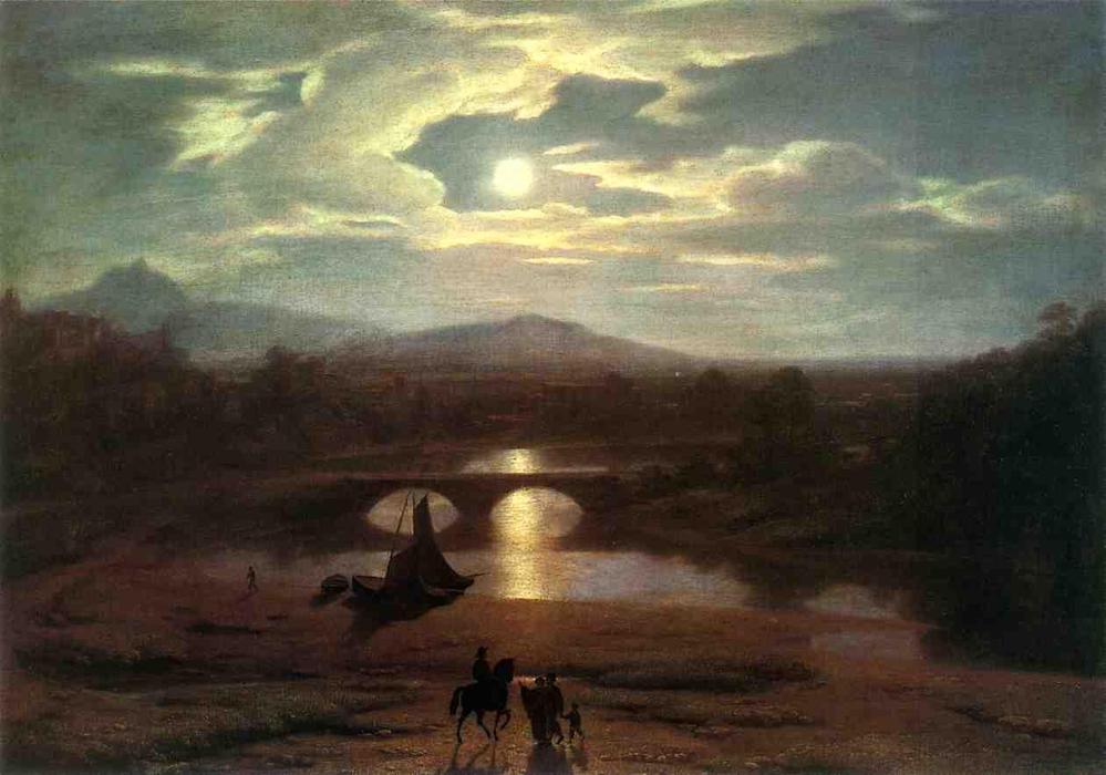 Moonlit Landscape — Вашингтон Оллстон