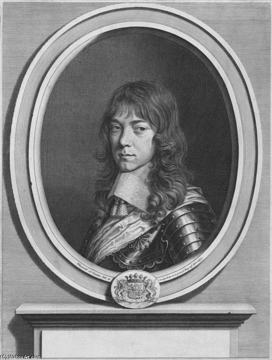 Porträt Des Godefroy Maurice De La Tour D'auvergne — Robert Nanteuil