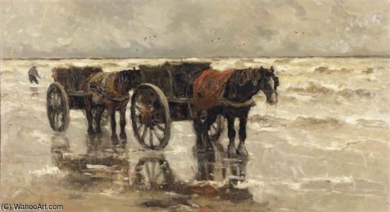 Shell Fisher On The Beach — Gerhard Arij Ludwig Morgenstje Munthe