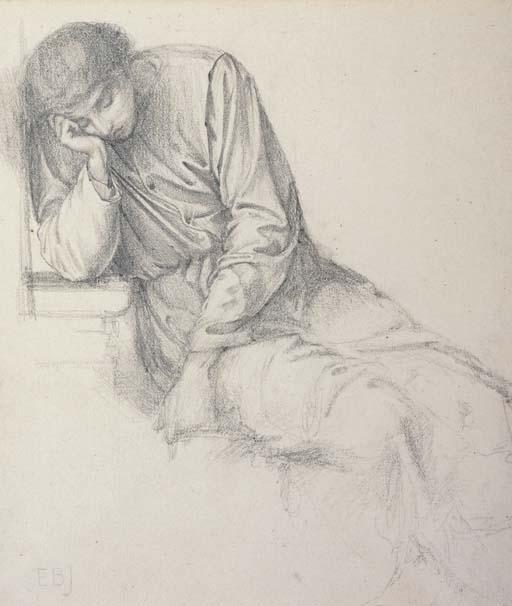 Study For Chaucer's Dream Of Good Women — Edward Coley Burne-jones