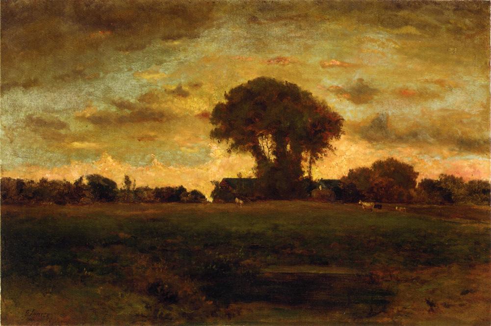 Sunset On A Meadow — Джордж Иннесс