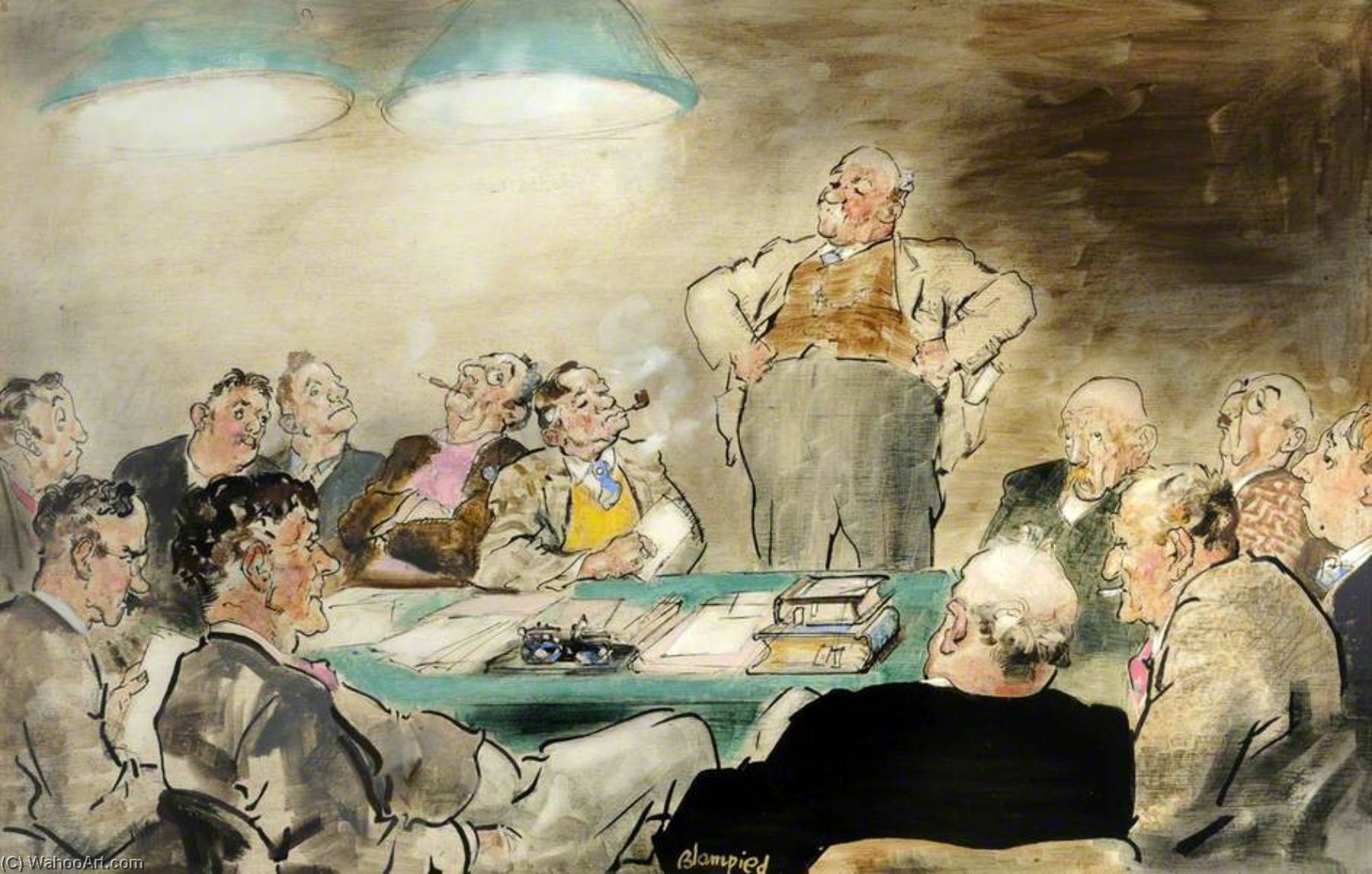 Defenders Of The Honorary System — Edmund Blampied