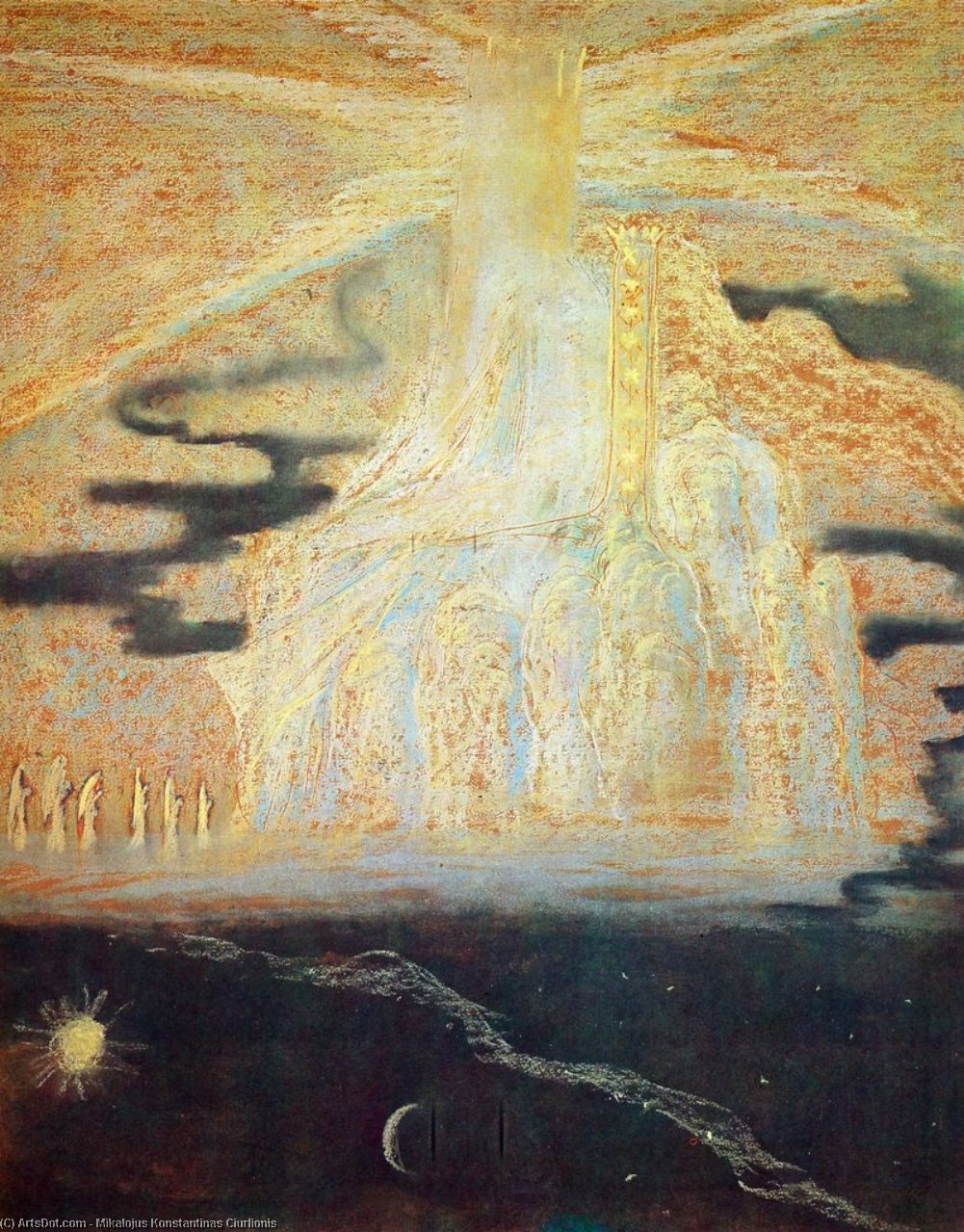 Hymn (ii) — Mikalojus Konstantinas Čiurlionis