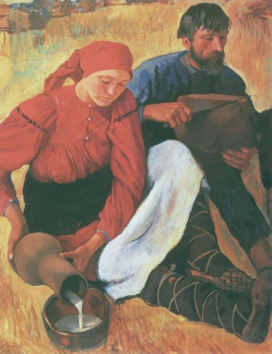 Peasants — Zinaida Serebriakova