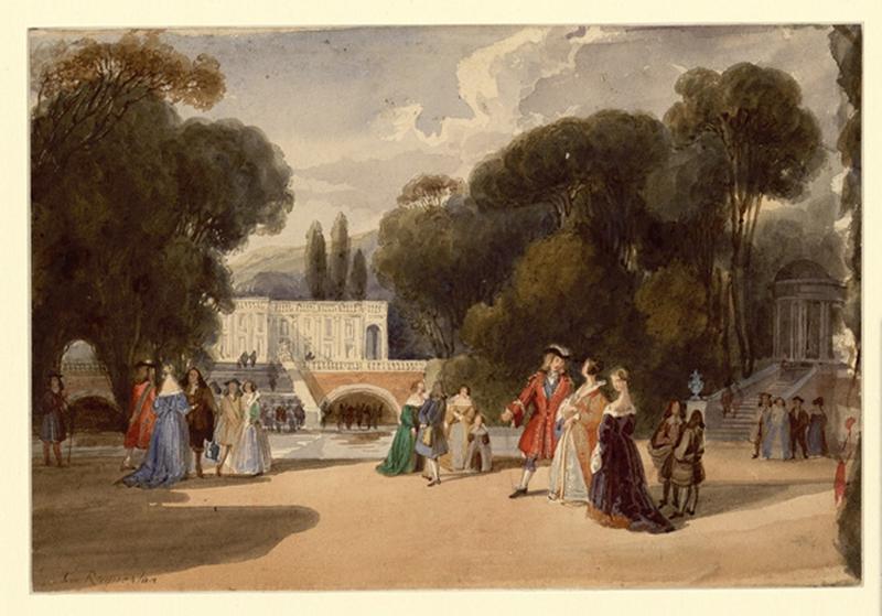 La Promenade Dans Le Parc (a Walk In The Park) — Camille Joseph Étienne Roqueplan