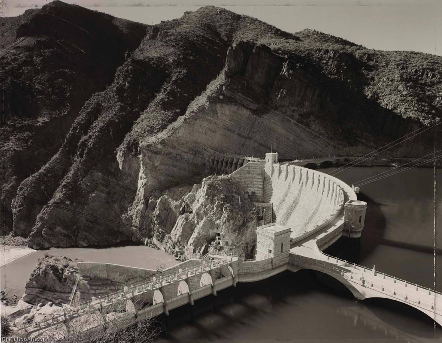 Roosevelt Dam, Before Entombment In Concrete Monolith, Arizona — Martin Stupich