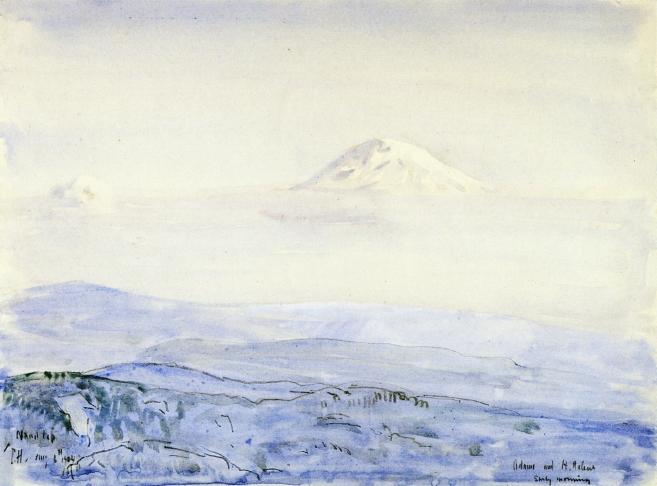 Adams And St. Helen's, Early Morning — Frederick Childe Hassam