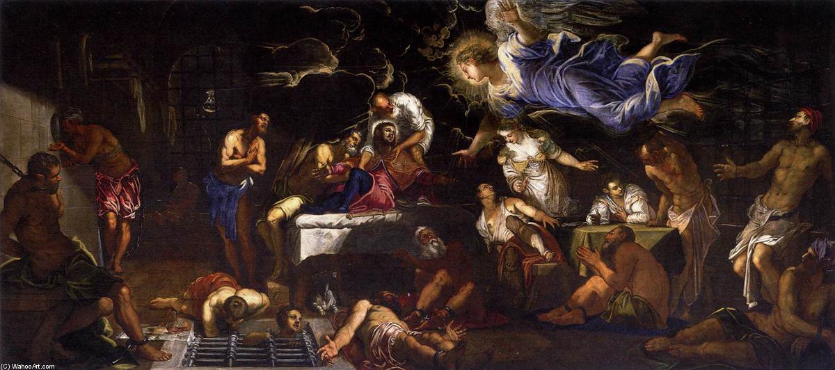 St Roch In Prison Visited By An Angel — Tintoreto