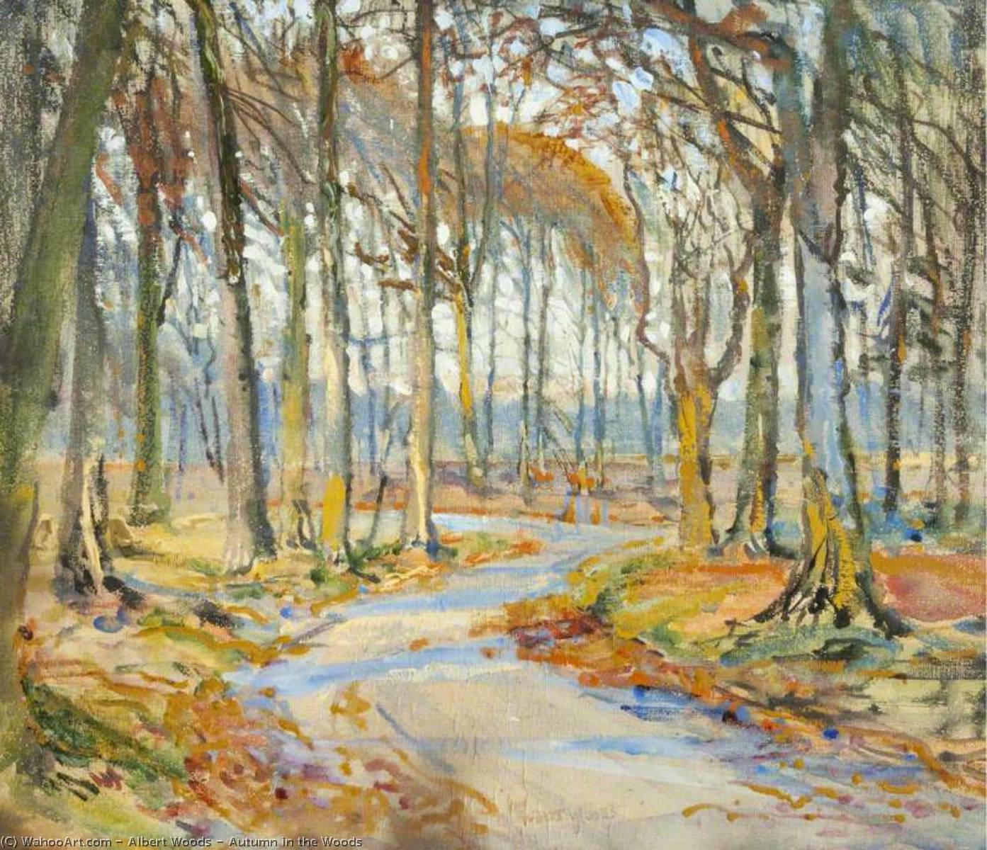 Autumn In The Woods — Albert Woods