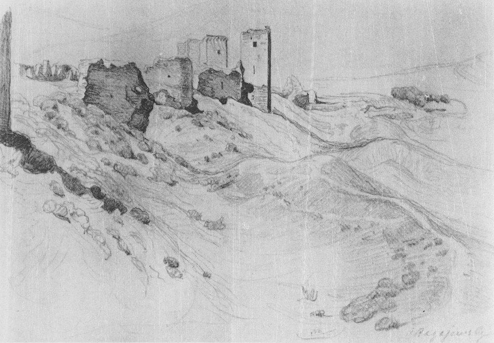 Walls And Towers Of Soldai — Konstantin Fyodorovich Bogaevsky