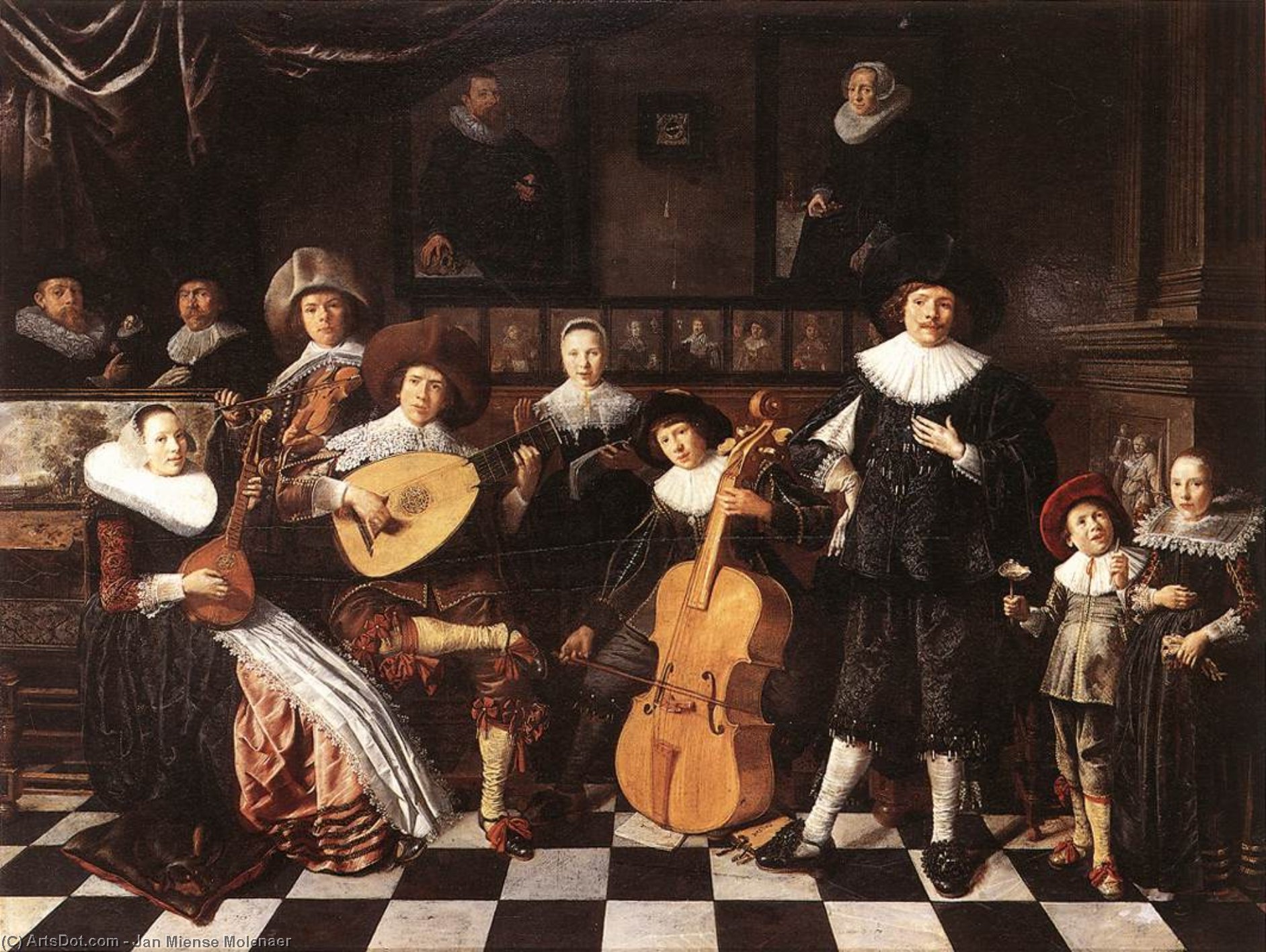 Family Making Music — Jan Miense Molenaer