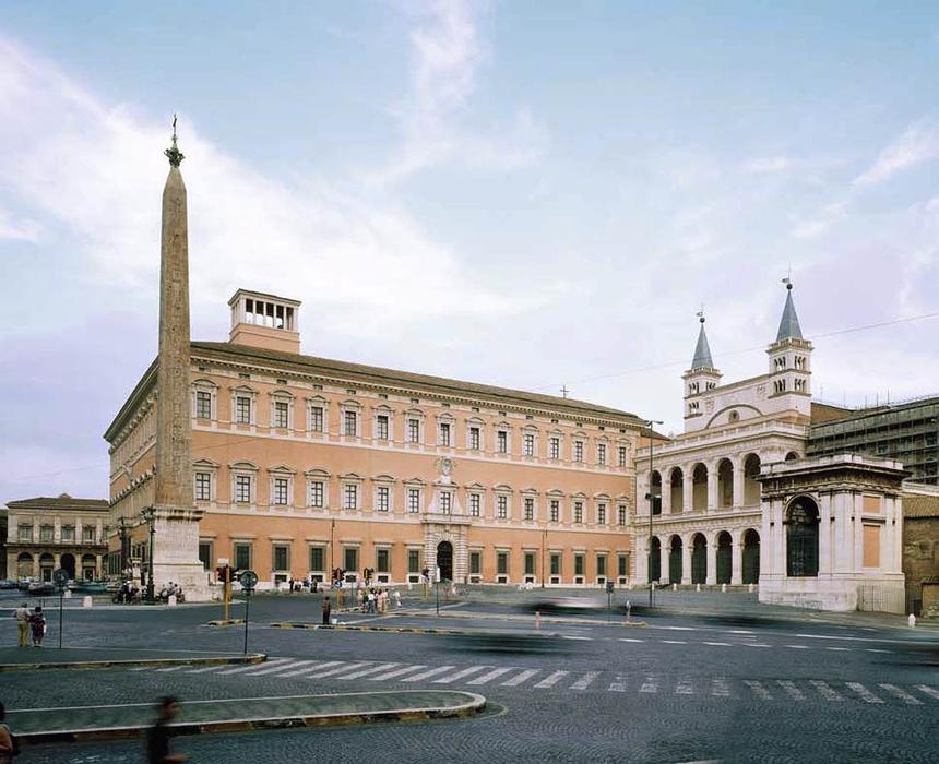 Palazzo Del Laterano With The Loggia Delle Benedizioni — Domenico Fontana