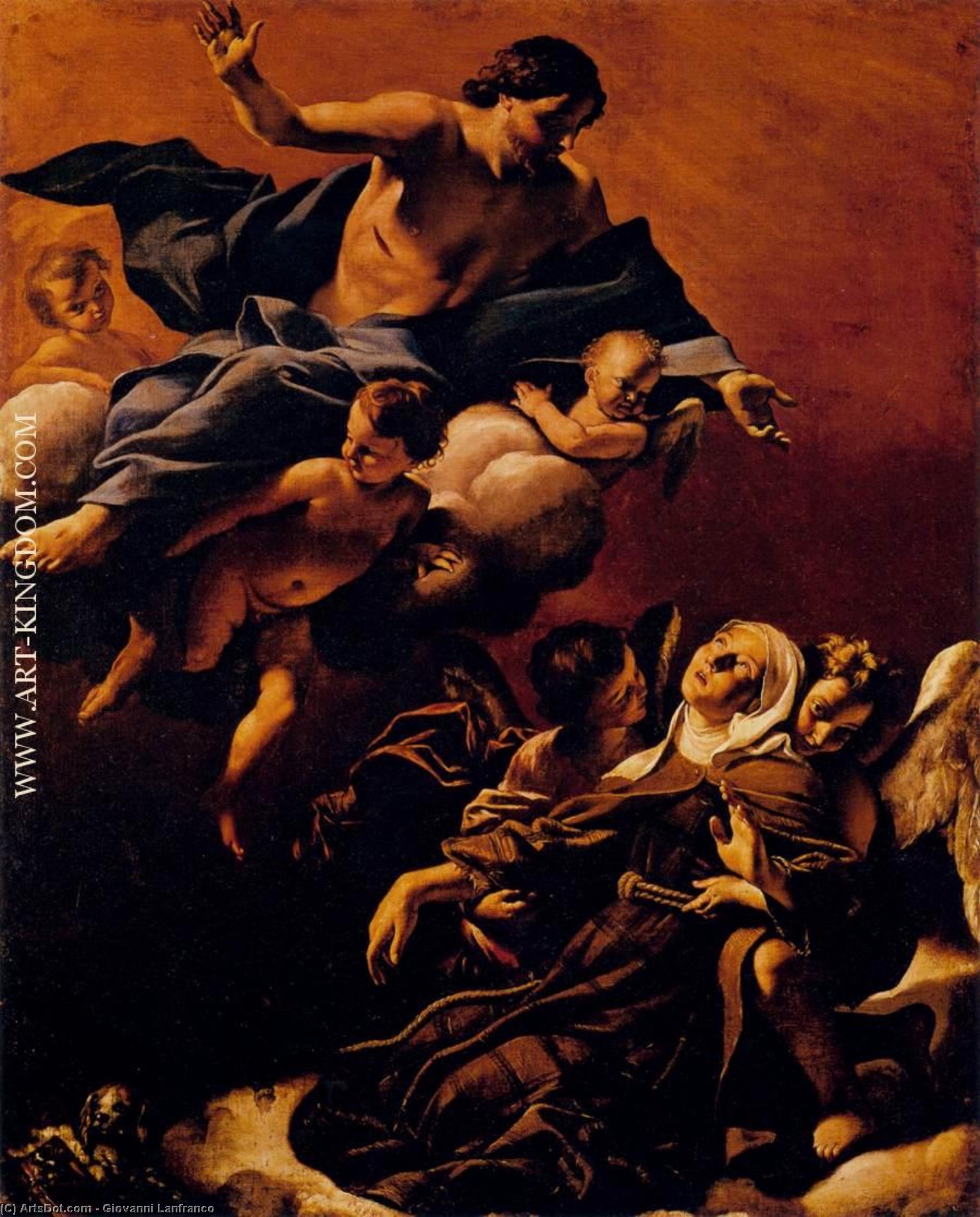 Ecstasy Of St Margaret Of Cortona — Giovanni Lanfranco