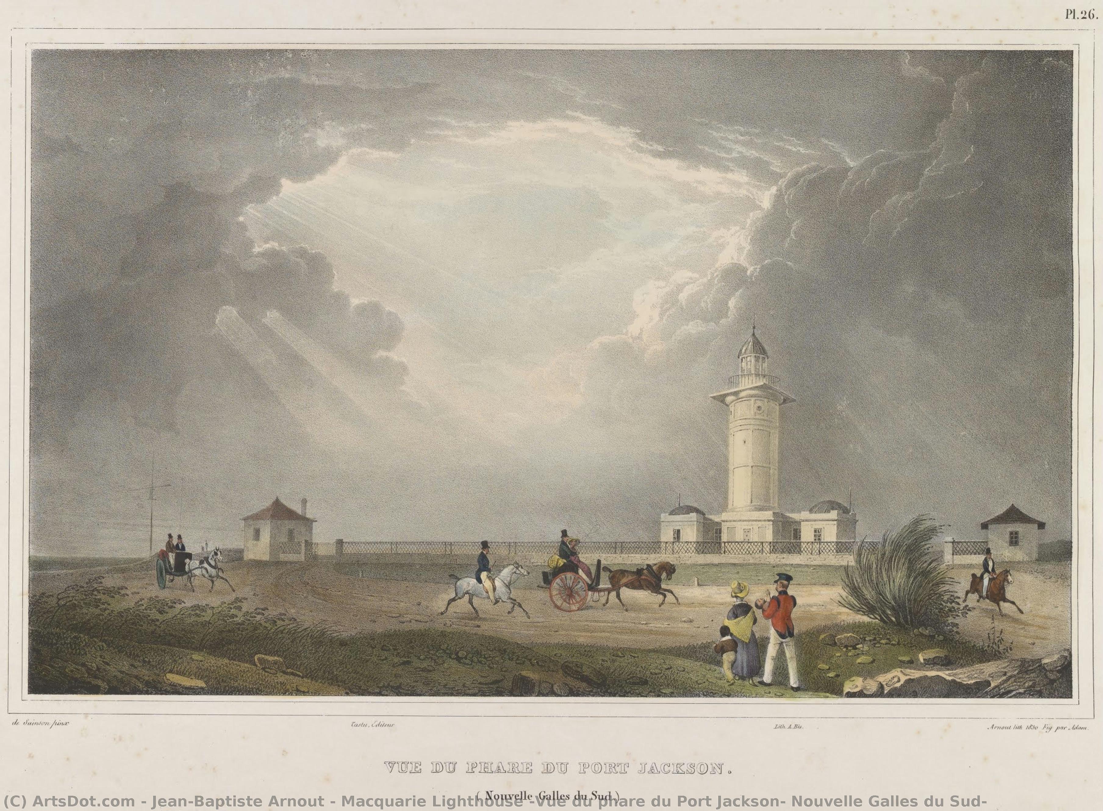 Macquarie Lighthouse (vue Du Phare Du Port Jackson, Nouvelle Galles Du Sud) — Jean-baptiste Arnout