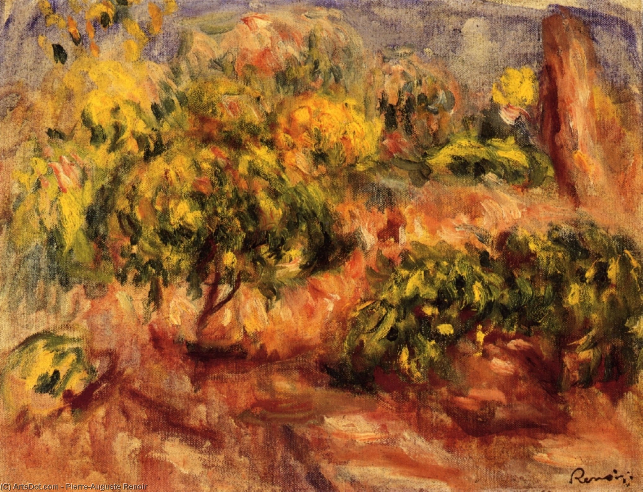 Cagnes Landscape — Пьер-огюст Ренуар