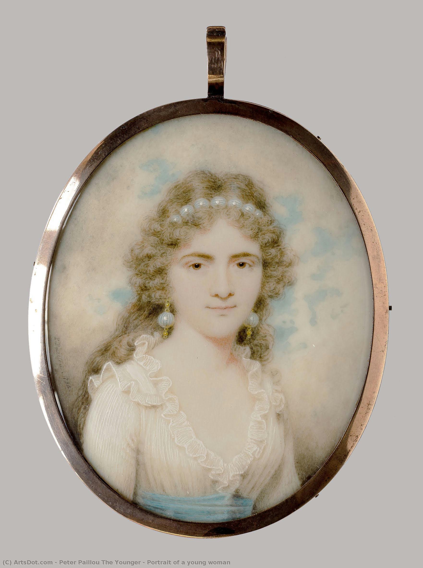 Portrait Of A Young Woman — Peter Paillou The Younger